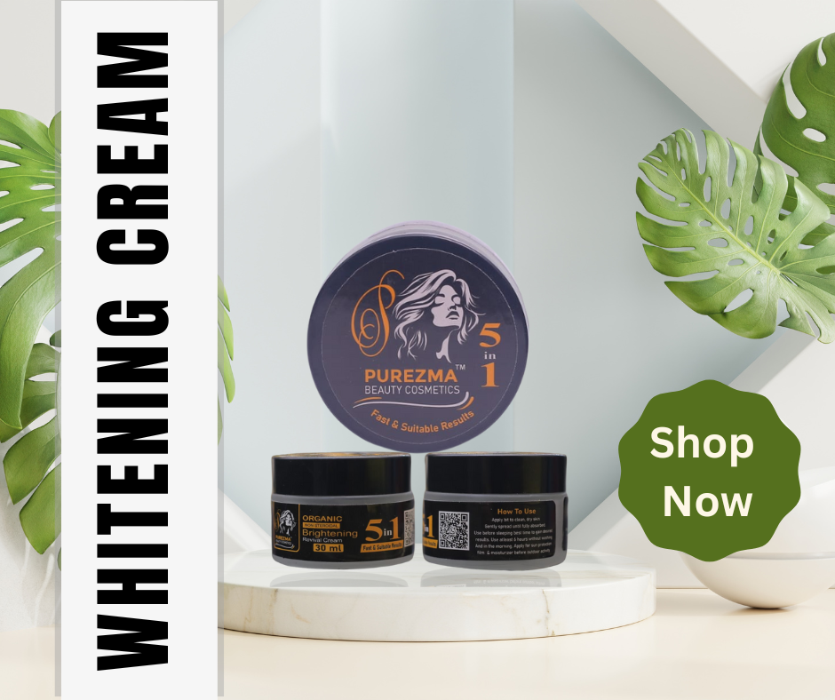 Purezma Beauty Cosmetics – Purezma Whitening Cream (Purely Organic) 5 IN 1