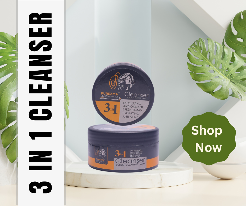 Purezma Beauty Cosmetics – Purezma 3 in1 cleanser One Solution for 3 problems